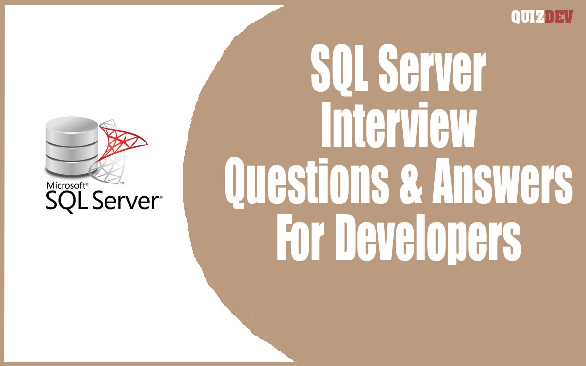 Senior Sql Developer Interview Questions And Answers